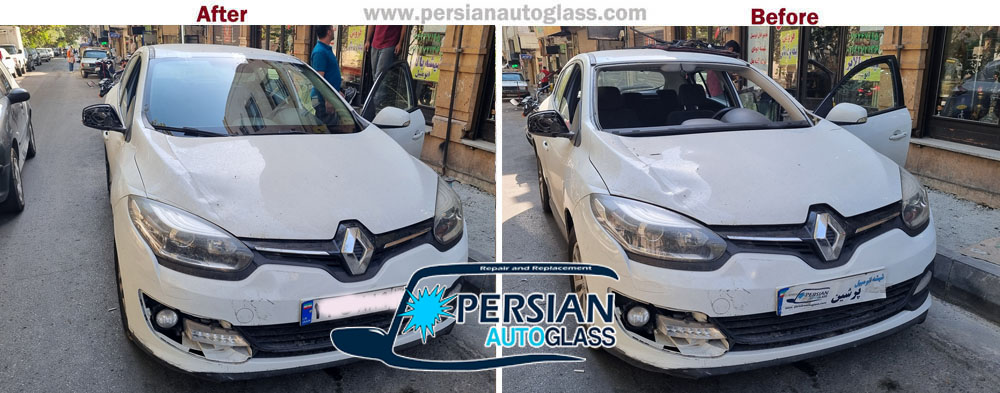 شیشه جلو رنو اسکالا