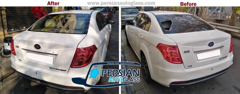 قیمت شیشه عقب بسترن b50